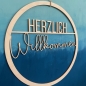 Preview: Türkranz "Herzlich Willkommen" 30cm