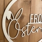 Preview: Türkranz Frohe Ostern mit Hasenohren aus Holz