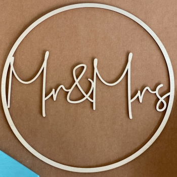 Ring "Mr & Mrs" filigran 30cm