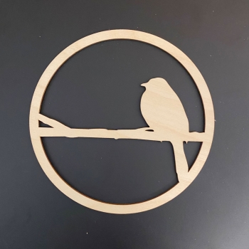 Türkranz "Vogel" aus Holz